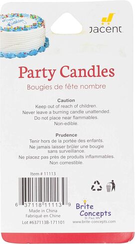 شموع عيد ميلاد منقطة من Jacent, 1-Pack in Kuwait