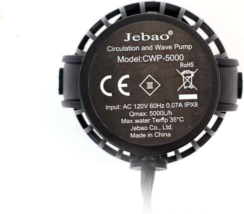 Jebao CWP-5000 Circulation Wave Pump with Magnetic Base, 132gph-1320gph in Saudi Arabia