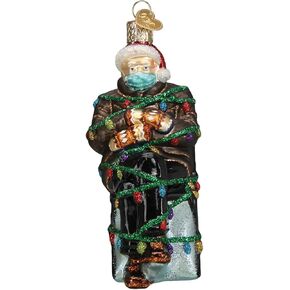 Old World Christmas Where's Bernie Glass Blown Christmas Tree Ornament in Kuwait
