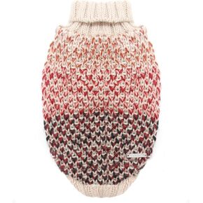 cyeollo Small Dog Sweater Turtleneck Knitted Dog Sweaters Soft Knitwear Gradient Color Classic Warm Winter Dog Clothes for Dogs Cats Apparel in Kuwait