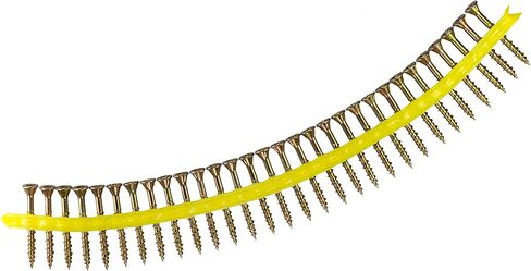 Simpson HCKWSV2S Strong-Drive® WSV SUBFLOOR Screw (Collated) — #9 x 2 in. T25, Yellow Zinc (1000-Qty) in Kuwait