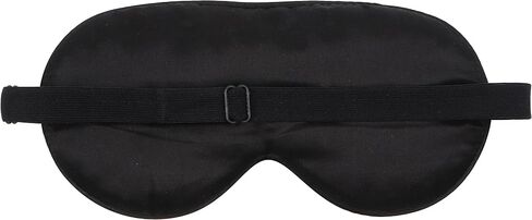 Everest Essentials Silk Sleep Mask with Adjustable Strap, Blocks Out Light and Helps Sleep Better | Eye Mask for Yoga, Shift-Work, Migraines, Puffy Eyes | Blindfold Comes in a PE Zip Bag (Navy Blue) in Saudi Arabia