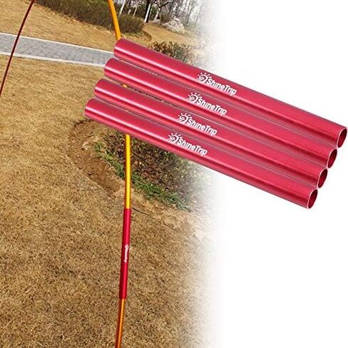 Keenso Tent Poles, 4pcs Aluminium Alloy Tent Pole Repair Emergency Tube for Outdoor Camping Accessories in Saudi Arabia
