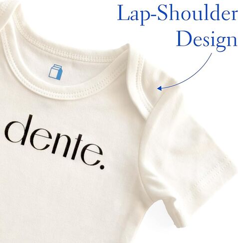 BlueMilk Studio Inc. Al Dente Onesie | Off-White Bodysuit Cotton Baby Short Sleeve One Piece 3 Snap Jumpsuit Italian Foodie Pasta Shower Gifts in Saudi Arabia