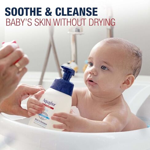 شامبو وغسول للأطفال من أكوافور خالٍ من العطور - 500 مل، عبوة من 4 قطع in Kuwait