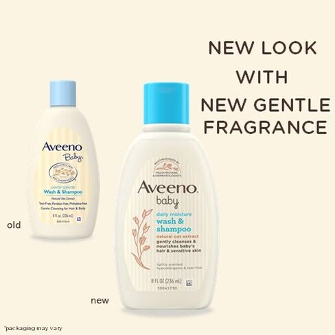 غسول وشامبو للأطفال معطر بشكل خفيف من أفينو للجنسين - شامبو بسعة 236 مل in Kuwait