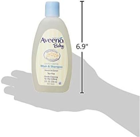 غسول وشامبو للأطفال معطر بشكل خفيف من أفينو للجنسين - شامبو بسعة 236 مل in Kuwait