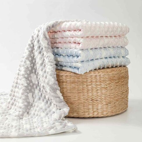 Soft Plush Baby Blanket, Blue Cloud, Baby Boy/Girl/Unisex, 47"x47", Perfect Shower & Registry Gift in Saudi Arabia