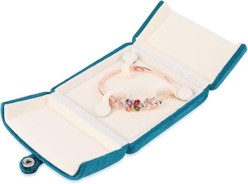 iSuperb Velvet Bracelets Box Necklace Jewelry Gift Box Necklace Pendant Bracelet Jewelry Packaging Boxes for Wedding Engagment Proposal in Saudi Arabia