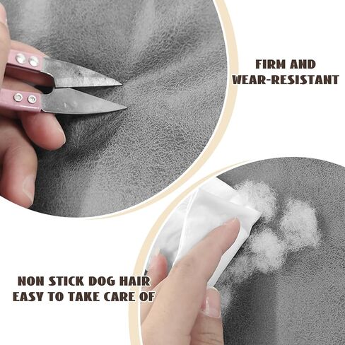 Dog Beds for Large Dogs Anti-Slip Pet Sleeping Mat （36in * 27in * 3in Large Dogs Dog with Waterproof Liner and Shredded Memory Foam L Dog Crate Bed with Removable Cover with Dog Biting Rope Toy in Kuwait