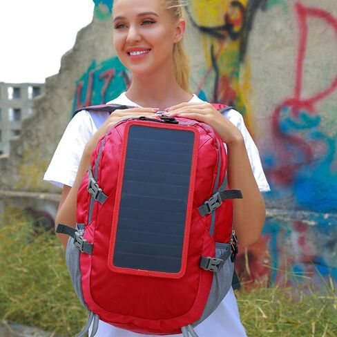 ECEEN Solar Backpack Foldable Hiking Daypack With 5V Power Supply in Saudi Arabia