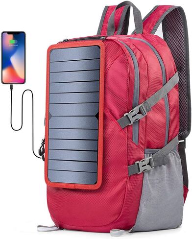 ECEEN Solar Backpack Foldable Hiking Daypack With 5V Power Supply in Saudi Arabia
