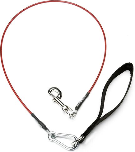 سلسلة توجيه للكلاب من فيرتشيولي اندستركتبل, X-Small(4ft), Black in Kuwait