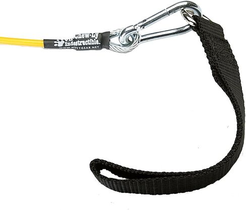 سلسلة توجيه للكلاب من فيرتشيولي اندستركتبل, X-Small(4ft), Black in Kuwait