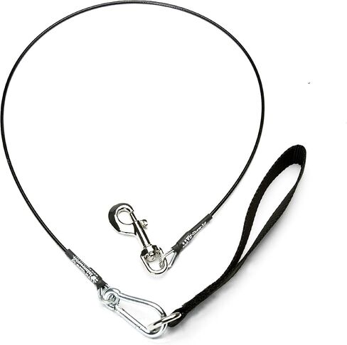 سلسلة توجيه للكلاب من فيرتشيولي اندستركتبل, X-Small(4ft), Black in Kuwait