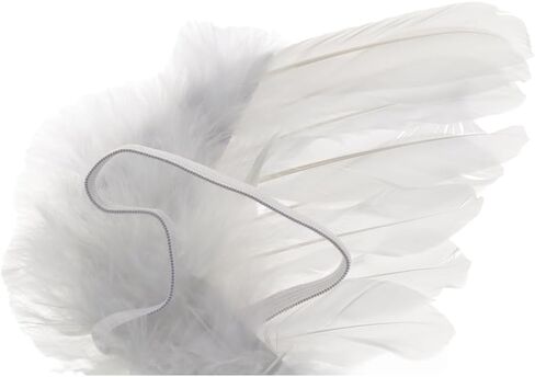 Kopida Infant Angel Wing Unisex Newborn Baby Feather Wings + Leaves Hair Band set Photo Props, Baby Infant Costume Photography Prop Costume Baby Hair Accessories for Boys Girls in Saudi Arabia