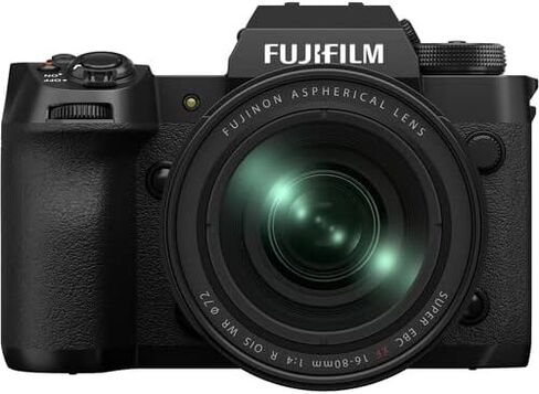 كاميرا Fujifilm X-H2 بدون مرآة مع عدسة XF16-80mm - سوداء مع حزمة متقدمة، بطاقة SD سعة 64 جيجابايت، سلسلة Gadget Bag 200، منفاخ والمزيد | فوجي xh2 in Kuwait