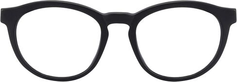 HyperX Spectre Stealth - Gaming Eyewear, Blue Light Blocking Glasses, UV Protection, Acetate Frame, Stainless Steel Temples, Crystal Clear Lenses, Microfiber Bag, Hard Case – Round Small Black in Kuwait