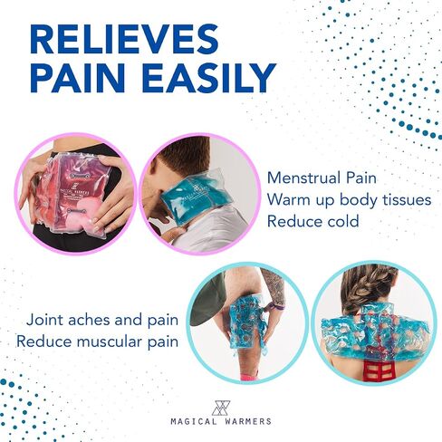 Magical Warmers Heating pad: Set of 7 Heating pad for Back Pain Relief, Cramps, Shoulder, Neck and Hand Warmers Get Free one Waist wrap in Saudi Arabia