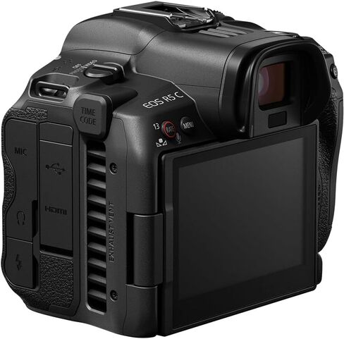 Canon EOS R5 C Mirrorless Cinema Camera (5077C002) + Canon 16mm Lens (5051C002) + Sony 64GB Tough SD Card + Filter Kit + Bag + Charger + LPE6 Battery + Telephoto Lens + Card Reader + More (Renewed) in Saudi Arabia