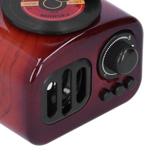 Natudeco Music Box Gramophone Phonographe Gramophone صندوق موسيقى محمول على شكل جراموفون صندوق موسيقى ريترو ستيريو صوت ديكور سطح المكتب هدية للمنزل غرفة المعيشة الممر غرفة النوم in Kuwait