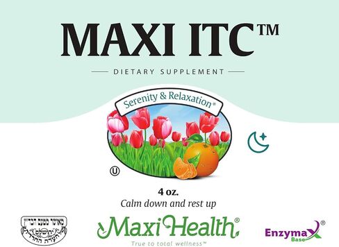 Maxi Health ITC - Inositol - with Taurine and Vitamin C - Calming Formula - 4 Ounce Powder - Kosher in Saudi Arabia
