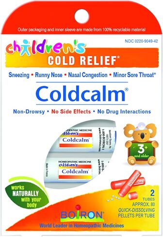Boiron Children's Coldcalm, Homeopathic Medicine for Cold Relief, 2 Count in Saudi Arabia