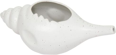 Qimacplus Leak Proof Durable Ceramic Neti Pot Non-Metallic and Comfortable Grip | Microwave and Dishwasher Friendly Natural Treatment for Sinus and Congestion Attractive Designed (Blue) in Kuwait