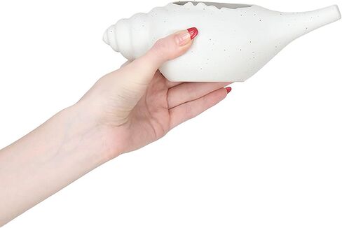 Qimacplus Leak Proof Durable Ceramic Neti Pot Non-Metallic and Comfortable Grip | Microwave and Dishwasher Friendly Natural Treatment for Sinus and Congestion Attractive Designed (Blue) in Kuwait
