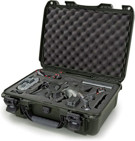 Nanuk 925 Waterproof Hard Case with Foam Insert for DJI FPV Fly More Kit, 925-FPVG1, Black in Saudi Arabia