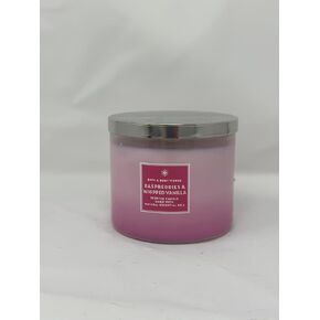 Raspberries & Whipped Vanilla 3-Wick Candle 14.5 oz / 411 g [Made with Natural Essential Oils] in Saudi Arabia