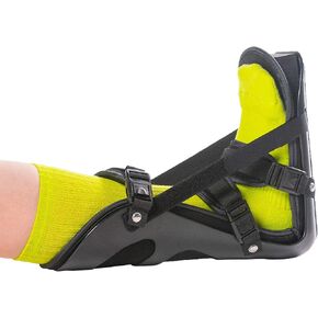 BraceAbility Sleeping Stretch Boot - Plantar Fasciitis Night Foot Splint Adjustable Achilles Tendonitis Brace for Fascia, Tendon and Calf Stretching, Heel and Bone Spur, Arch Pain Treatment (Medium) in Saudi Arabia