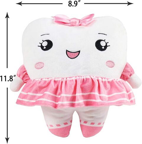 فيريميري ماكيرينج هدايا جنية الاسنان للبنات، صندوق جنية الاسنان للبنات، وسادة جنية الاسنان، عملات معدنية للبنات، وسادة اسنان جنية للبنات، وسادة اسنان لجنية الاسنان للبنات in Kuwait