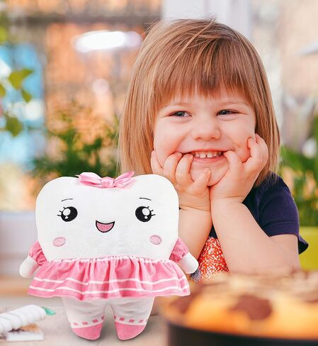 فيريميري ماكيرينج هدايا جنية الاسنان للبنات، صندوق جنية الاسنان للبنات، وسادة جنية الاسنان، عملات معدنية للبنات، وسادة اسنان جنية للبنات، وسادة اسنان لجنية الاسنان للبنات in Kuwait