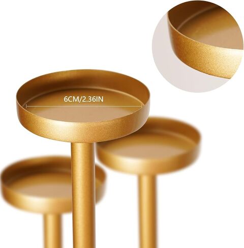 YLSMILE 9 Arm Candelabra Candle Holders for Wedding Centerpiece, Black Floor Candle Holders for Christmas Home Decoration, 48" Tall Metal Black Candlestick for Party Reception in Kuwait