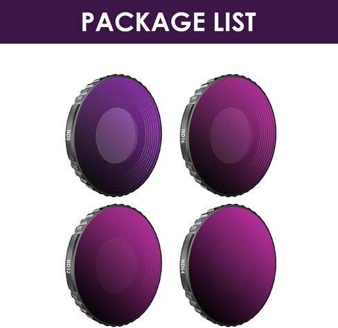 مرشح CAPART CPL لـ DJI OSMO Action 4، إطار من الألومنيوم وزجاج بصري متعدد الطبقات، مرشح مستقطبات دائرية، مقاوم للرذاذ ومقاوم للخدش وسهل التنظيف in Kuwait