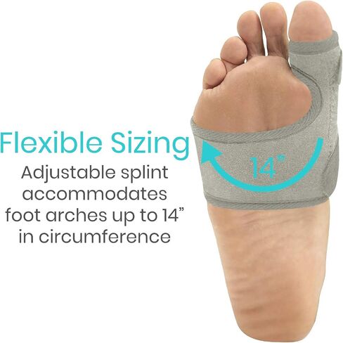 Vive Bunion Brace (Pair) - Big Toe Corrector Straightener with Splint - Hallux Valgus Pad, Joint Pain Relief, Alignment Treatment - Orthopedic Sleeve Foot Wrap Support for Men and Women (Black) in Saudi Arabia