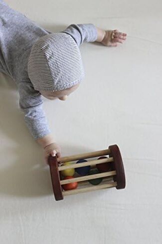 حصيرة بيبي بيلو العضوية للعب للأطفال والصغار والأطفال من بيبي ماشروم، عاجي in Kuwait