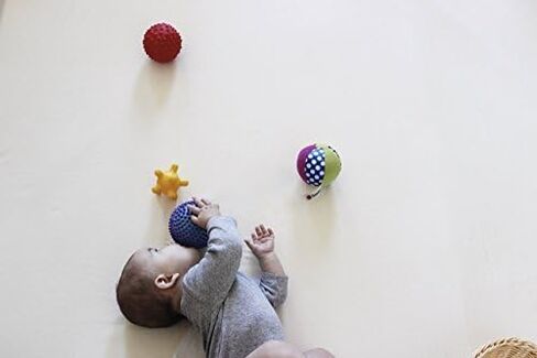 حصيرة بيبي بيلو العضوية للعب للأطفال والصغار والأطفال من بيبي ماشروم، عاجي in Kuwait