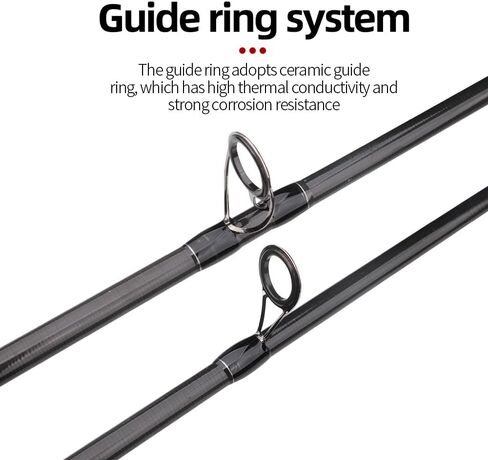Carp Fishing Rod, 3 Sections Fishing Pole | Carbon Fishing Rod | Rubber Handle Comfortable Grip Fishing Rods,10.82FT/11.8FT/12.8FT(330CM/360CM/390CM) in Saudi Arabia