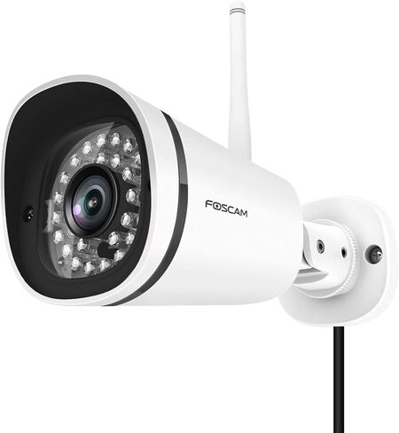 FOSCAM 1080P كاميرا WiFi شبكية إضافية لـ FN7108W-B4-1T، FI9910W، أبيض (FN7108W-B4-1T مطلوب) in Kuwait