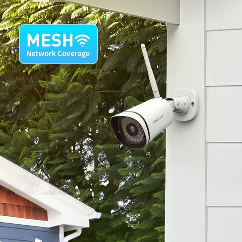 FOSCAM 1080P كاميرا WiFi شبكية إضافية لـ FN7108W-B4-1T، FI9910W، أبيض (FN7108W-B4-1T مطلوب) in Kuwait