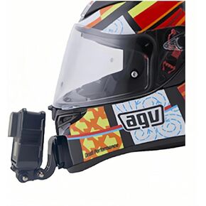 Ediximi AGV-K3SV Custom Aluminum Alloy Motorcycle Helmet Chin Mount kit for GoPro Action Cameras with Adhesive Pads and J-Hook Mount Metal Helmet Camera Mount in Kuwait