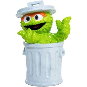 زينة حوض السمك Sesame Street المرخصة رسميًا من Penn-Plax - وحش البسكويت (حجم صغير/صغير) - مثالية لخزانات المياه العذبة والمياه المالحة