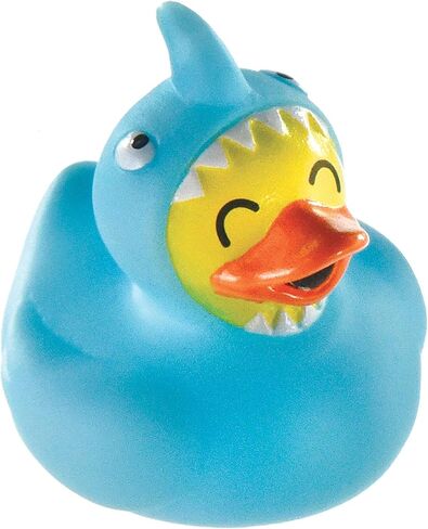 amscan Shark Rubber Duck - 1.76"x 1.56" x 1.56" | Sky Blue | Pack of 16 in Saudi Arabia