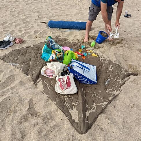 بطانية تخييم تكتيكية مموهة قابلة للتعبئة، حقيبة خفيفة الوزن ودافئة مثالية للنزهة على الشاطئ والسفر في الهواء الطلق ومغامرات المشي لمسافات طويلة والمهرجانات (الغابات) in Kuwait