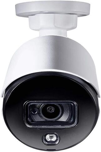 Lorex C581DA Indoor/Outdoor 2K 5MP Super Analog HD Active Deterrence Bullet Camera, 2.8mm, 135ft IR Night Vision, CNV, Works with D841/D841B Series, Only Camera, White (Renewed) in Saudi Arabia