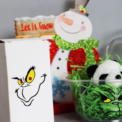 PIAOLGYI Christmas Stickers for Grinch Stickers Christmas Decorations Stickers for Ornaments,Christmas Decorations Christmas Decor (36Pcs) in Saudi Arabia