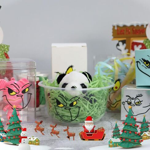 PIAOLGYI Christmas Stickers for Grinch Stickers Christmas Decorations Stickers for Ornaments,Christmas Decorations Christmas Decor (36Pcs) in Saudi Arabia