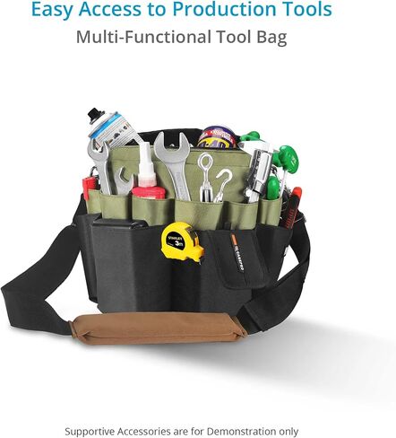 PROAIM Cube Stand-by Bag for Camera Assistants, Grips & Techs | Comes with Comfortable Shoulder Strap | for Utility Tools & Video Accessories (P-CSBT-01) in Saudi Arabia